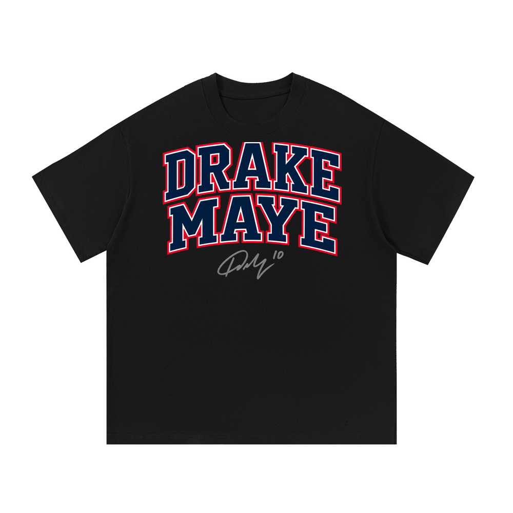 Drake Maye Varsity Wordmark Oversized T-shirt