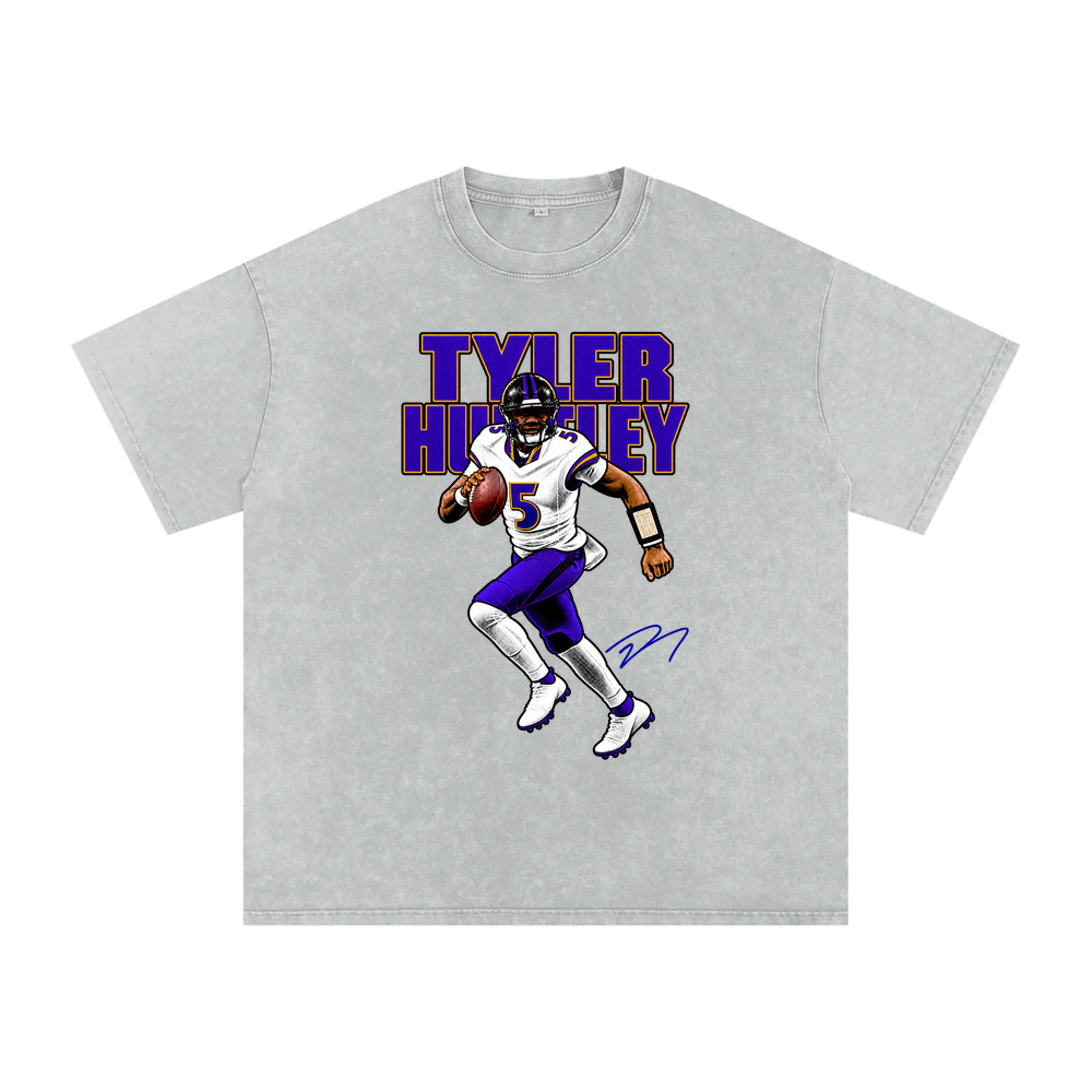 Tyler Huntley Halftone Boxy Washed T-shirt