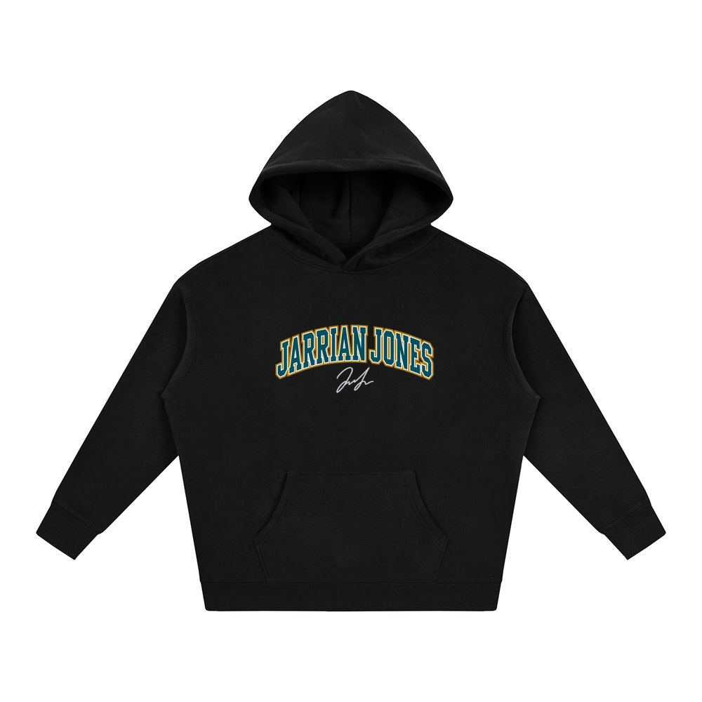 Jarrian Jones Varsity Wordmark Oversized Hoodie