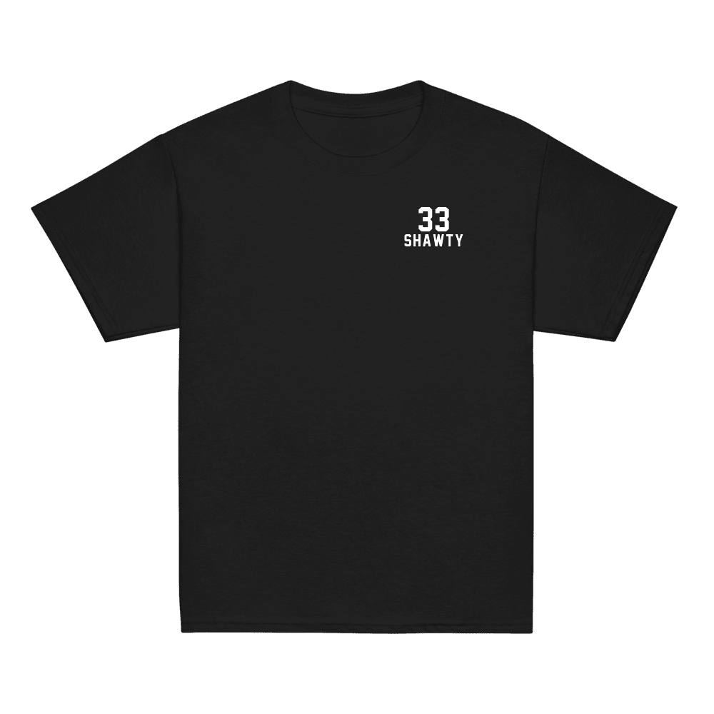 Otters Name & Number Youth T-shirt Black