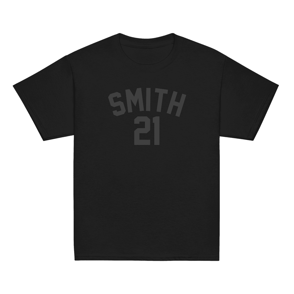 Bo Nix Smith 21 Youth T-shirt Black