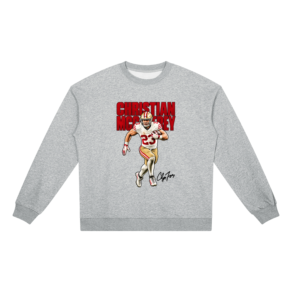 Christian McCaffrey Halftone Heavyweight Crewneck