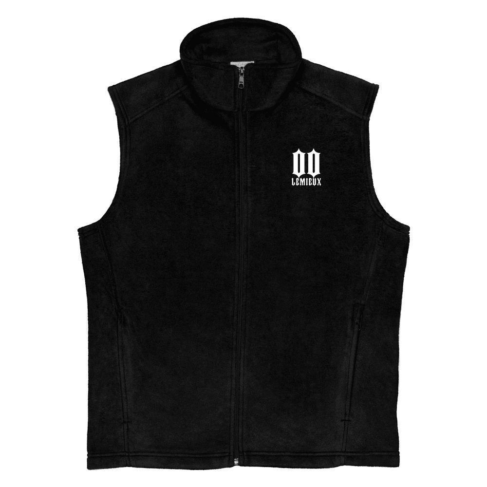 Nick Lemieux Name & Number Fleece Vest Black
