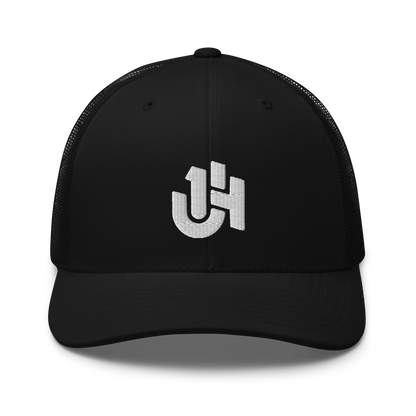 Jalen Hurts "Logo" Trucker Hat Black