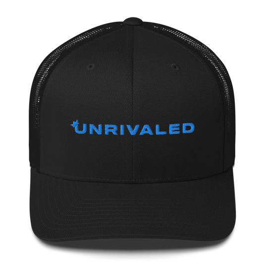 Unrivaled "Logo" Trucker Hat Black