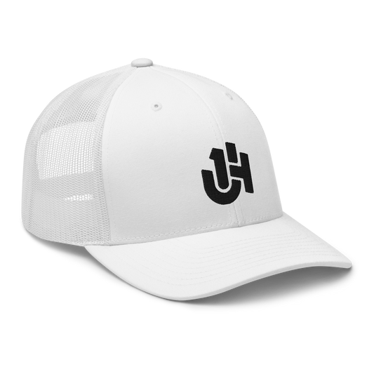 Jalen Hurts "Logo" Trucker Cap White