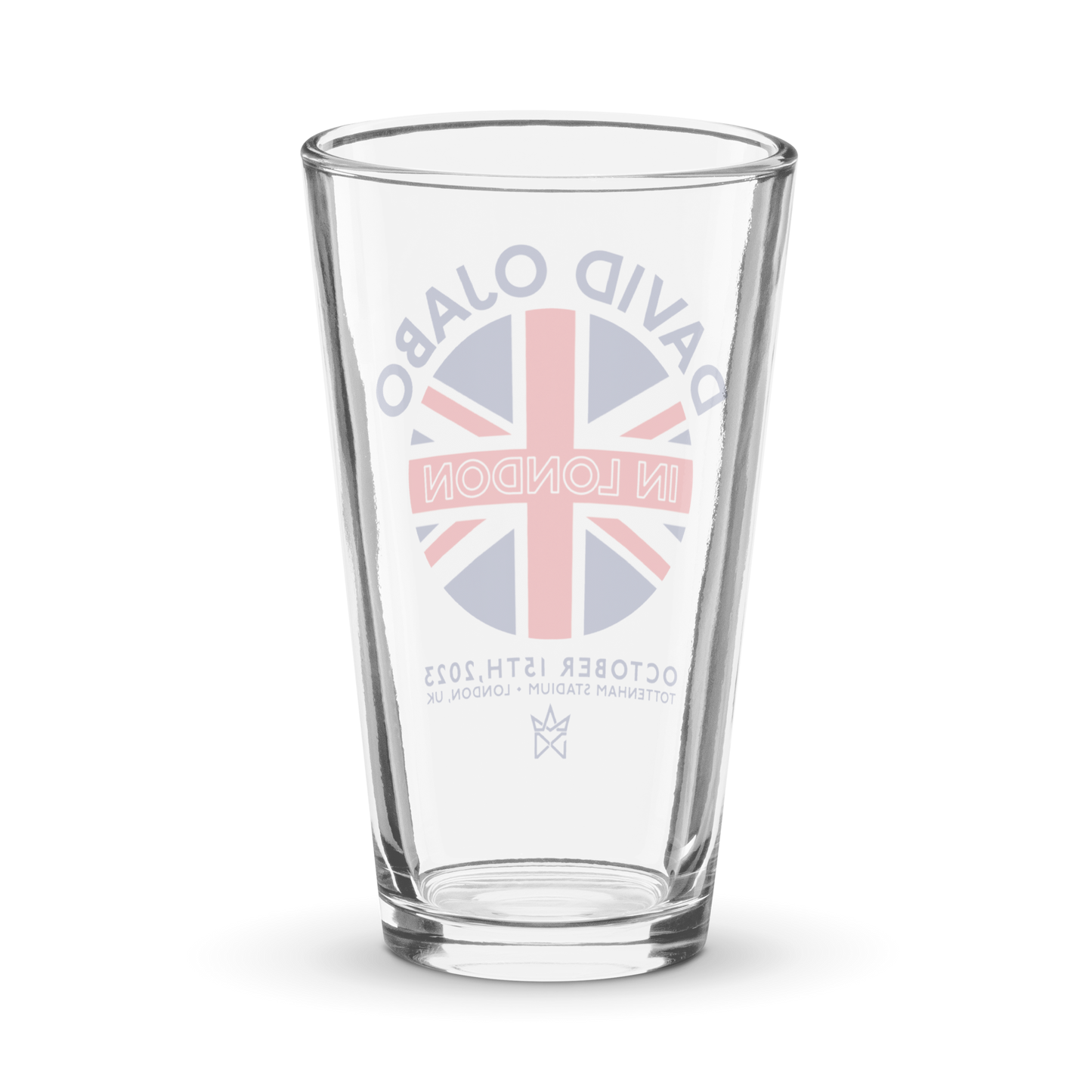 David Ojabo "London Tour" Pint Glass