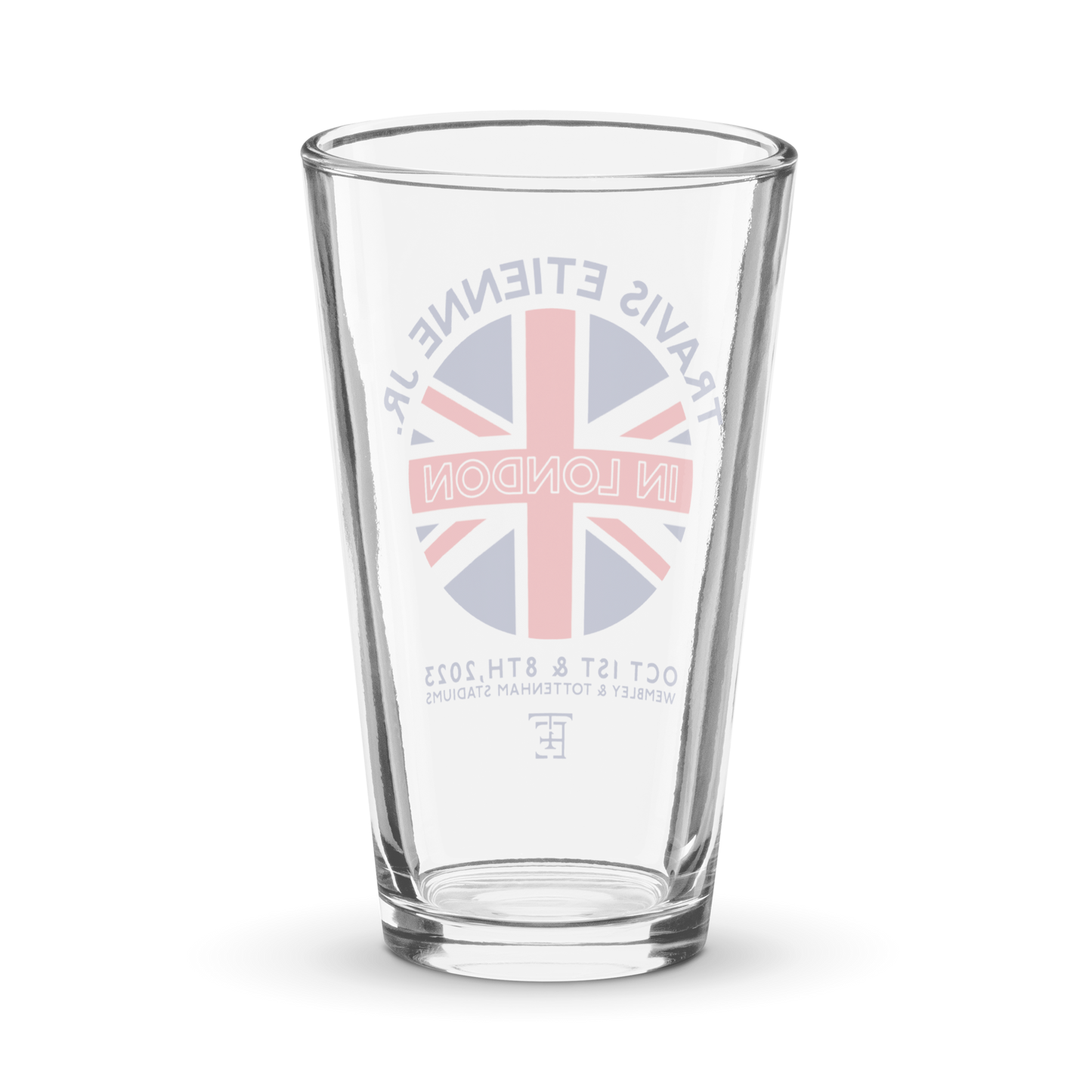 Travis Etienne Jr. "London Tour" Pint Glass