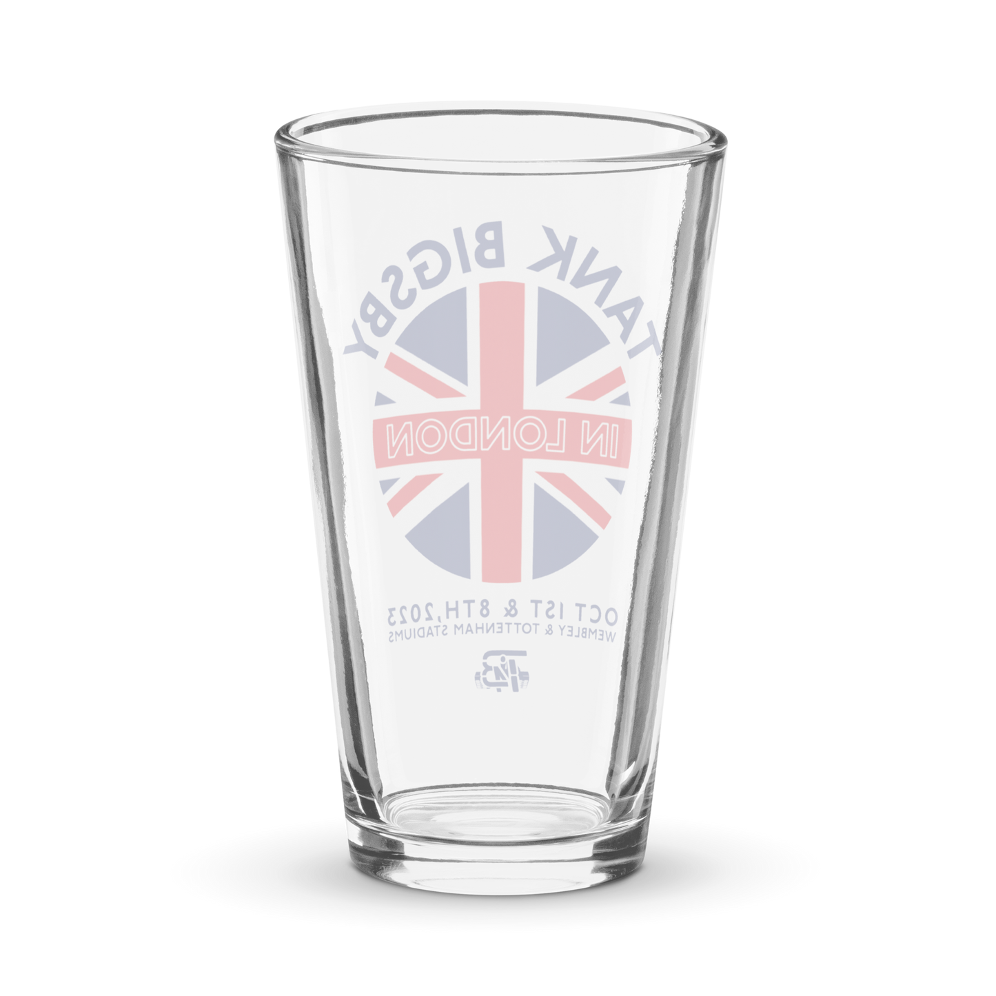 Tank Bigsby "London Tour" Pint Glass