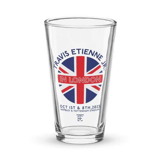 Travis Etienne Jr. "London Tour" Pint Glass