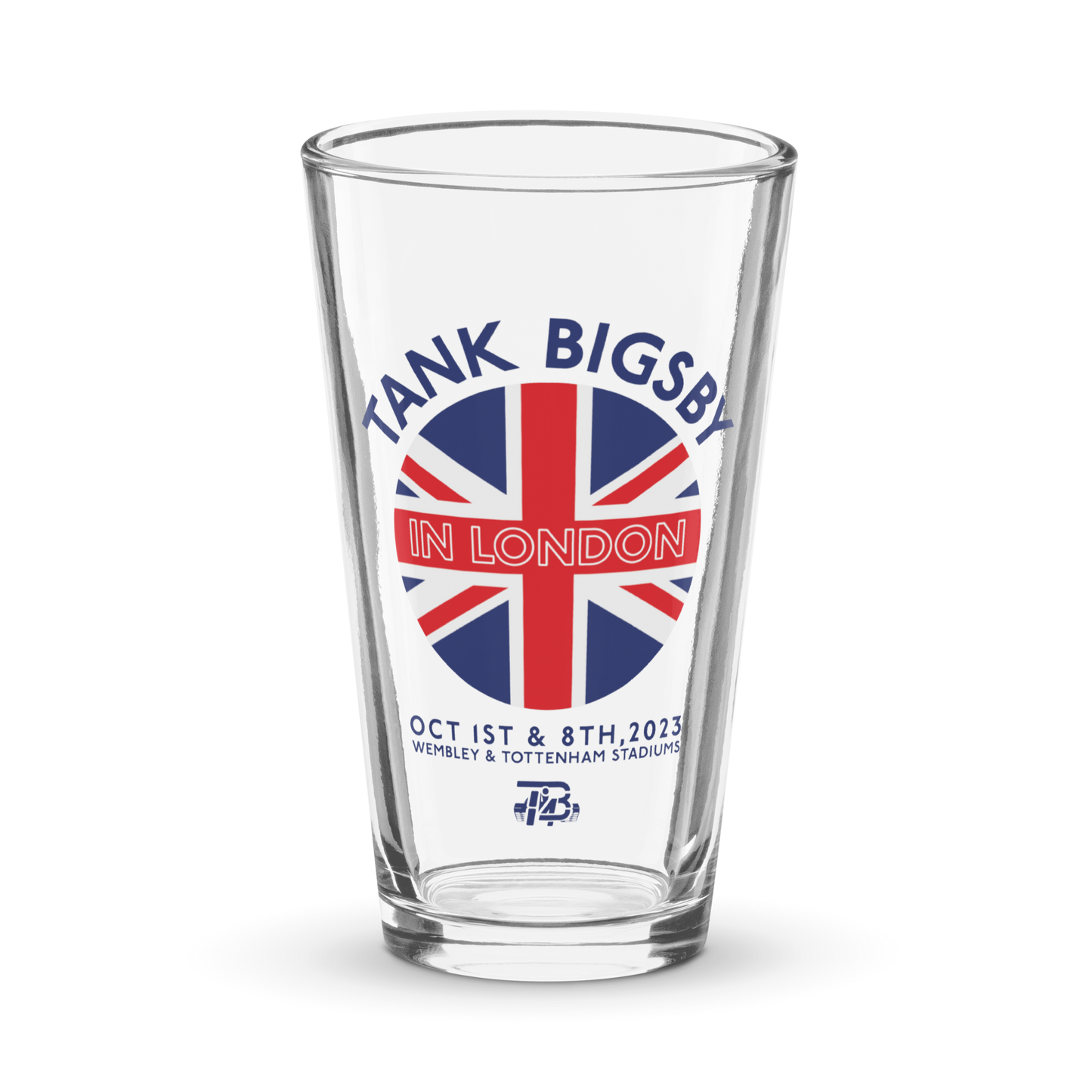Tank Bigsby "London Tour" Pint Glass