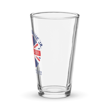 Travis Etienne Jr. "London Tour" Pint Glass