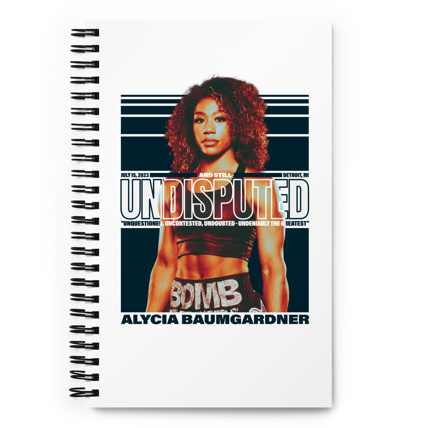 Alycia Baumgardner "Young Champ" Spiral Notebook