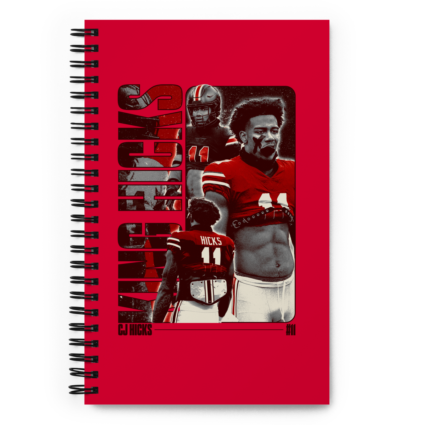 CJ Hicks "Collage" Spiral Notebook