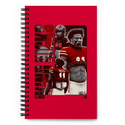 CJ Hicks "Collage" Spiral Notebook