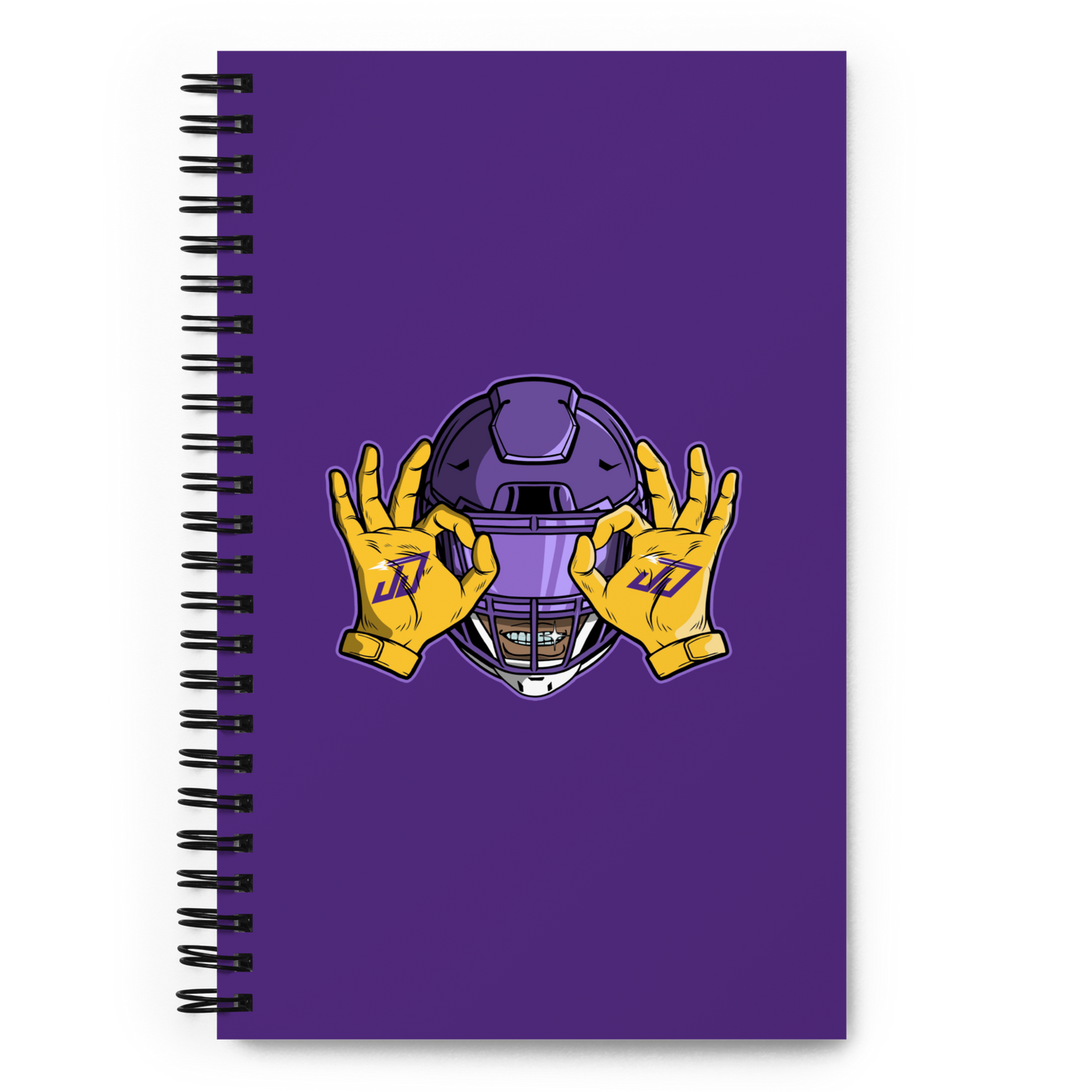 Justin Jefferson "Griddy" Spiral Notebook