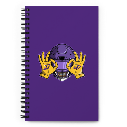 Justin Jefferson "Griddy" Spiral Notebook