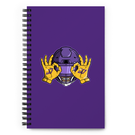 Justin Jefferson "Griddy" Spiral Notebook