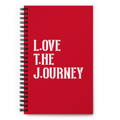 Lenny Torres "Love the Journey" Spiral Notebook