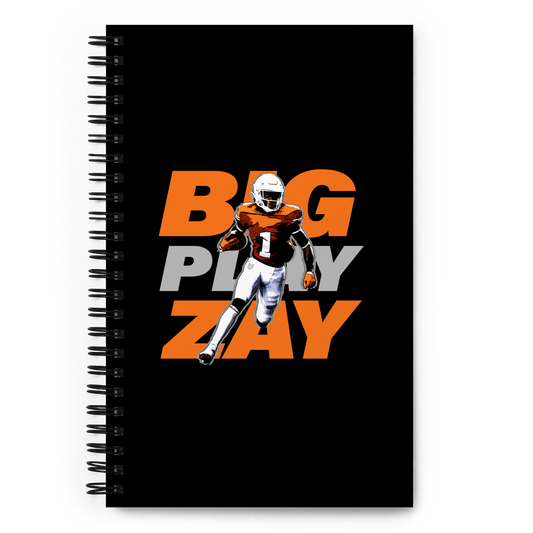 Xavier Worthy "Big Play Zay" Spiral Notebook