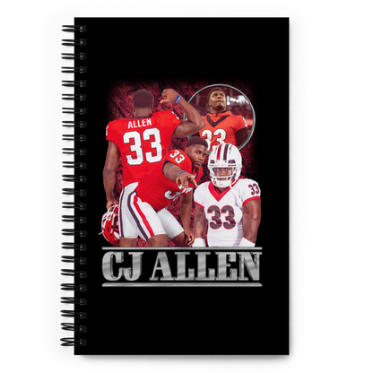 CJ Allen "Collage" Spiral Notebook