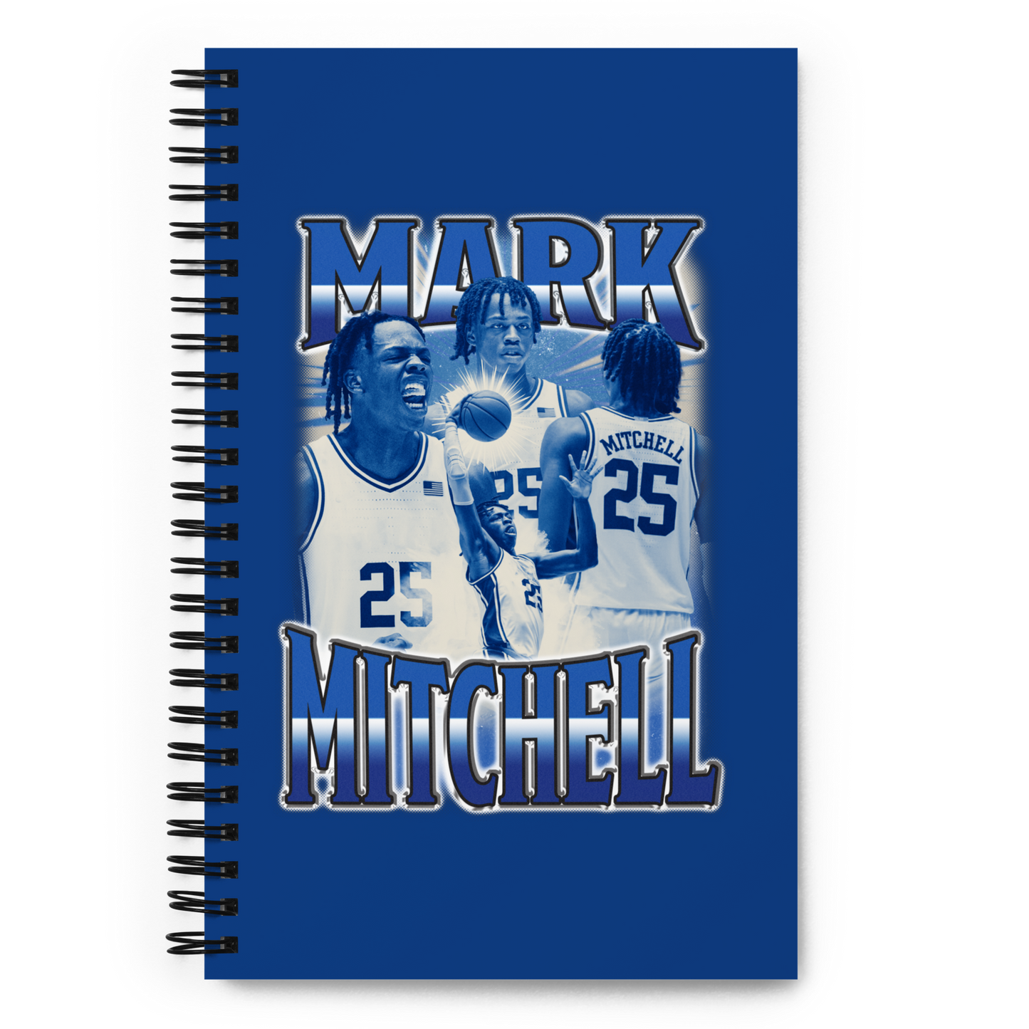 Mark Mitchell "Collage" Spiral Notebook