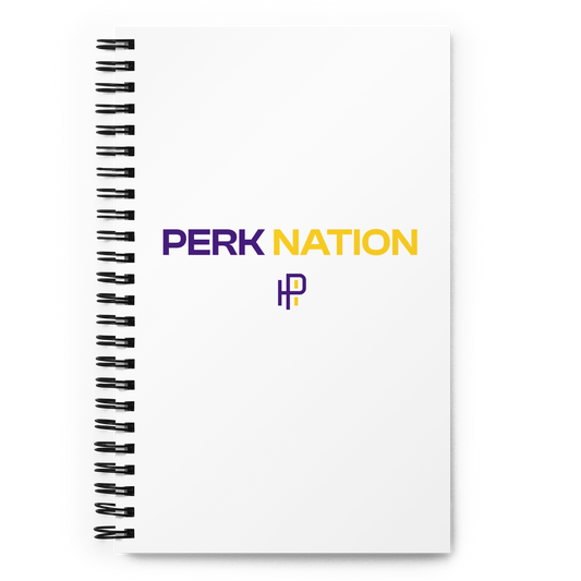 Harold Perkins "Perk Nation" Spiral Notebook