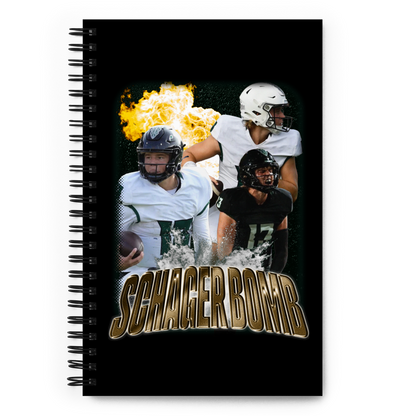 Brayden Schager "Schager Bomb" Spiral Notebook