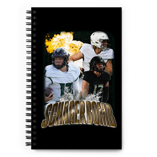 Brayden Schager "Schager Bomb" Spiral Notebook