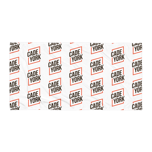 Cade York  "Logo" Beach Towel