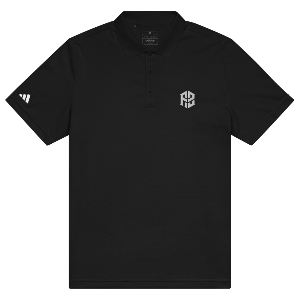 Aliyah Boston Logo Sport Polo Shirt Black