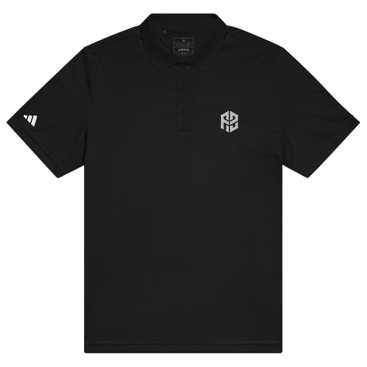 Aliyah Boston Logo Sport Polo Shirt Black
