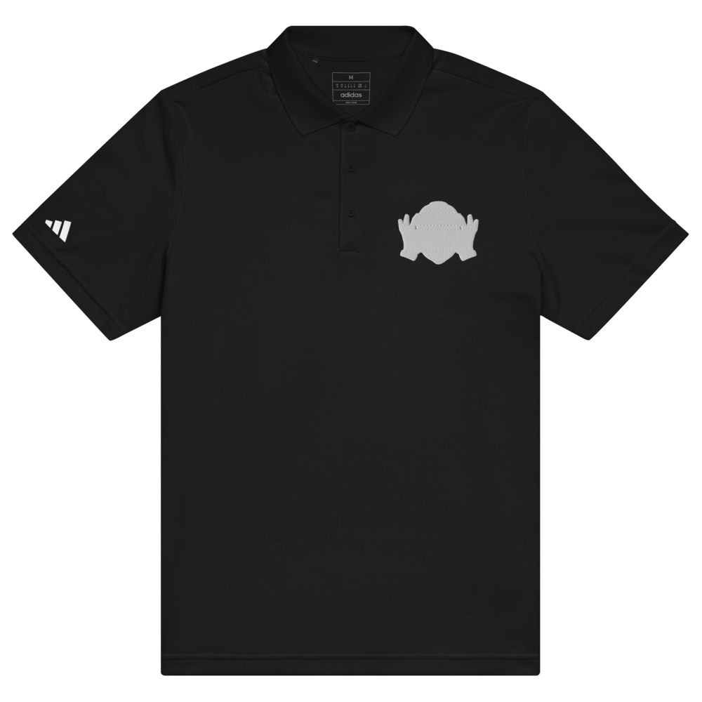 test athlete 10 Logo Sport Polo Shirt Black