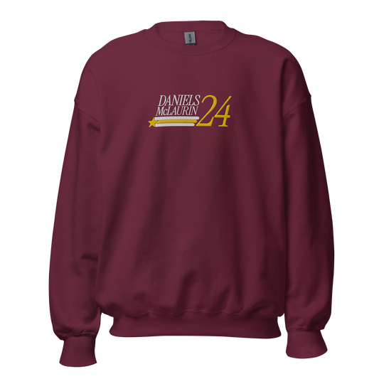 Jayden Daniels "McLaurin Daniels 24" Embroidered Sweatshirt