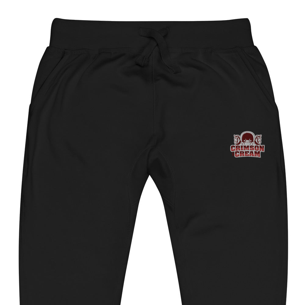 Crimson & Cream "Logo" Unisex Fleece Sweatpants