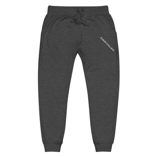 Unrivaled "Logo" Fleece Sweatpants Grey