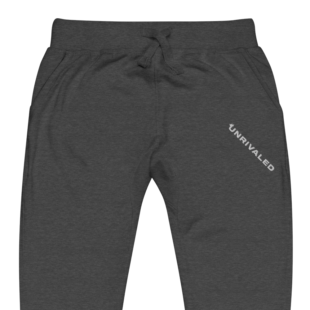 Unrivaled "Logo" Fleece Sweatpants Grey