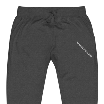 Unrivaled "Logo" Fleece Sweatpants Grey
