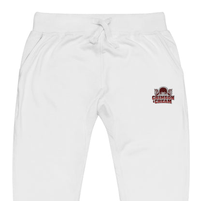 Crimson & Cream "Logo" Unisex Fleece Sweatpants