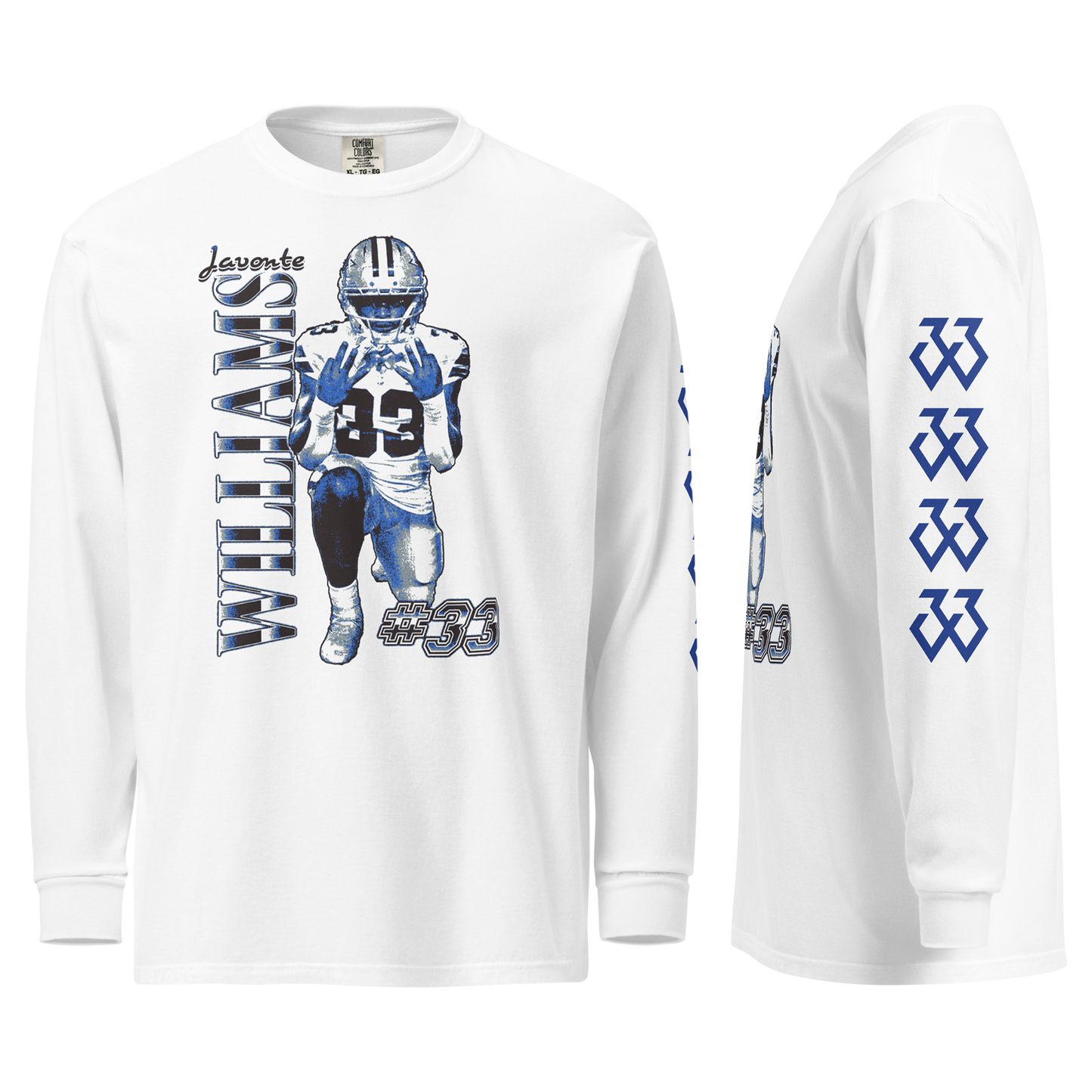 Javonte Williams "33" Long Sleeve Shirt