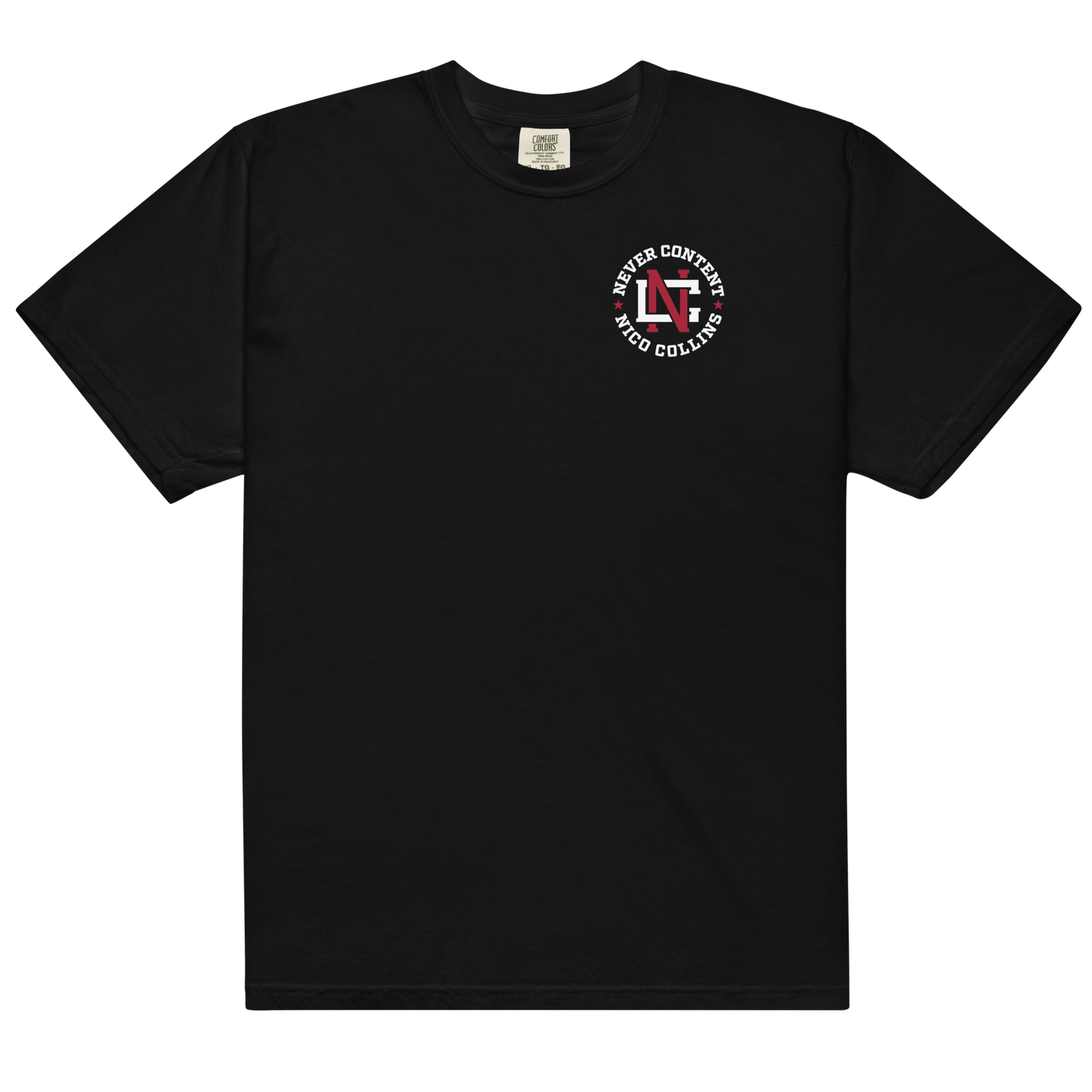 Nico Collins "Never Content" Shirt