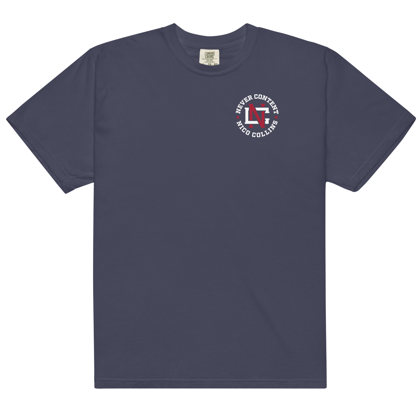 Nico Collins "Never Content" Shirt