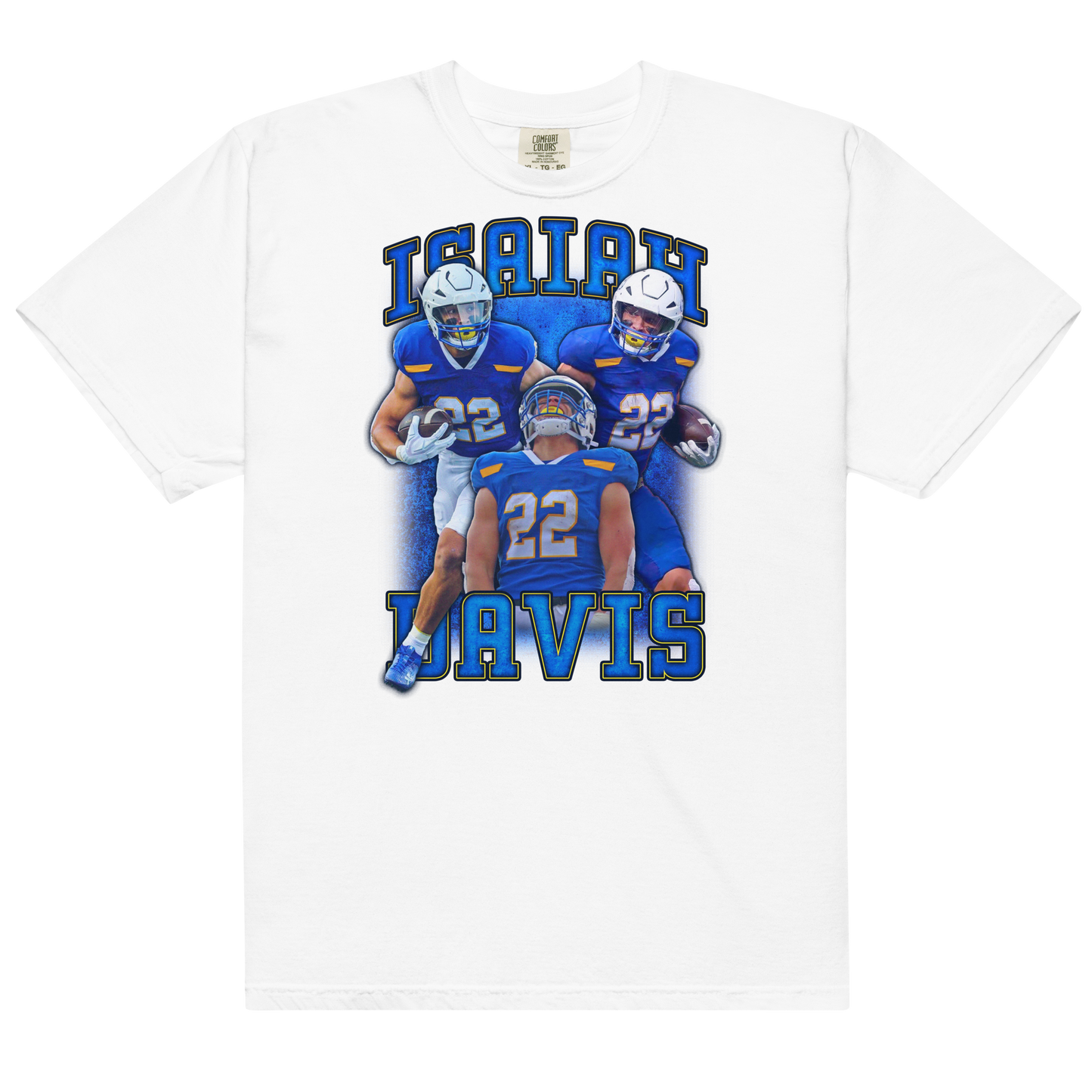 Isaiah Davis "Collage" Shirt White