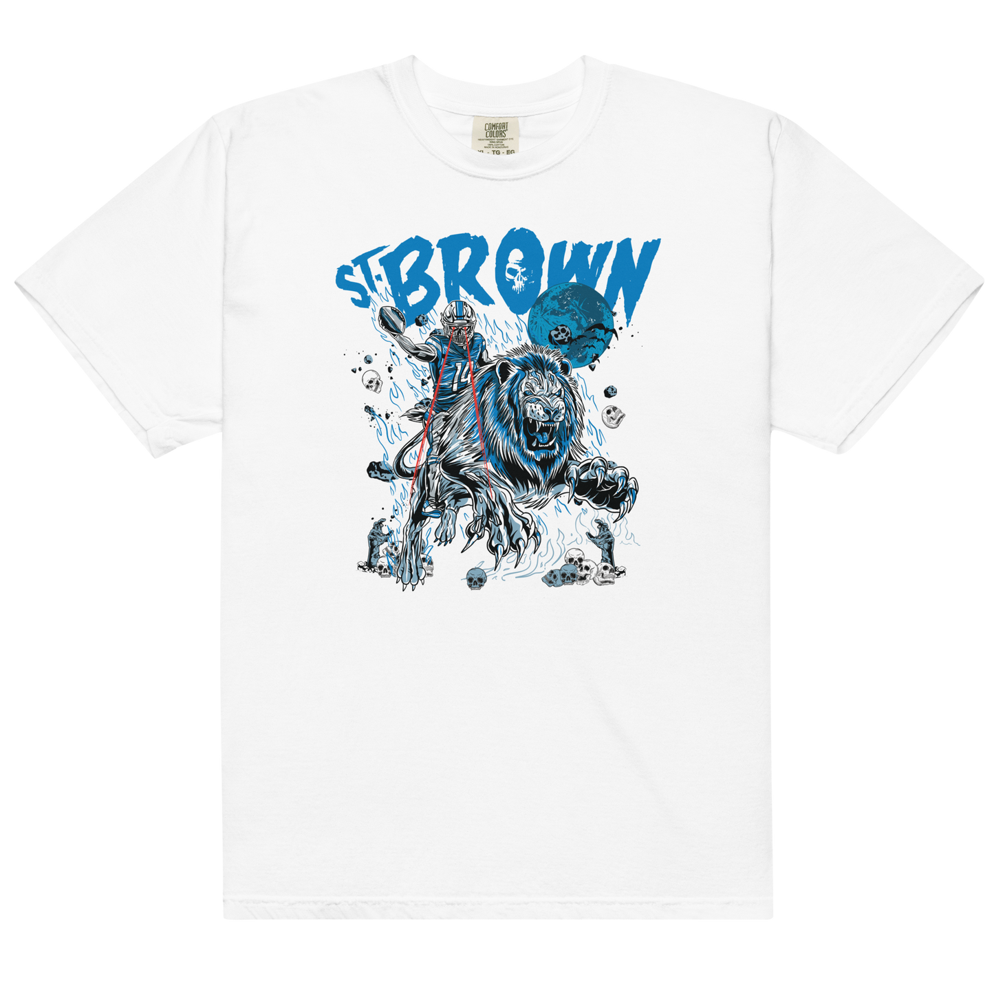 Amon-Ra St. Brown "Laser Lion" T-Shirt