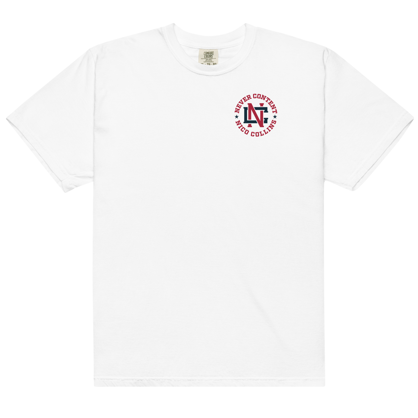 Nico Collins "Never Content" Shirt