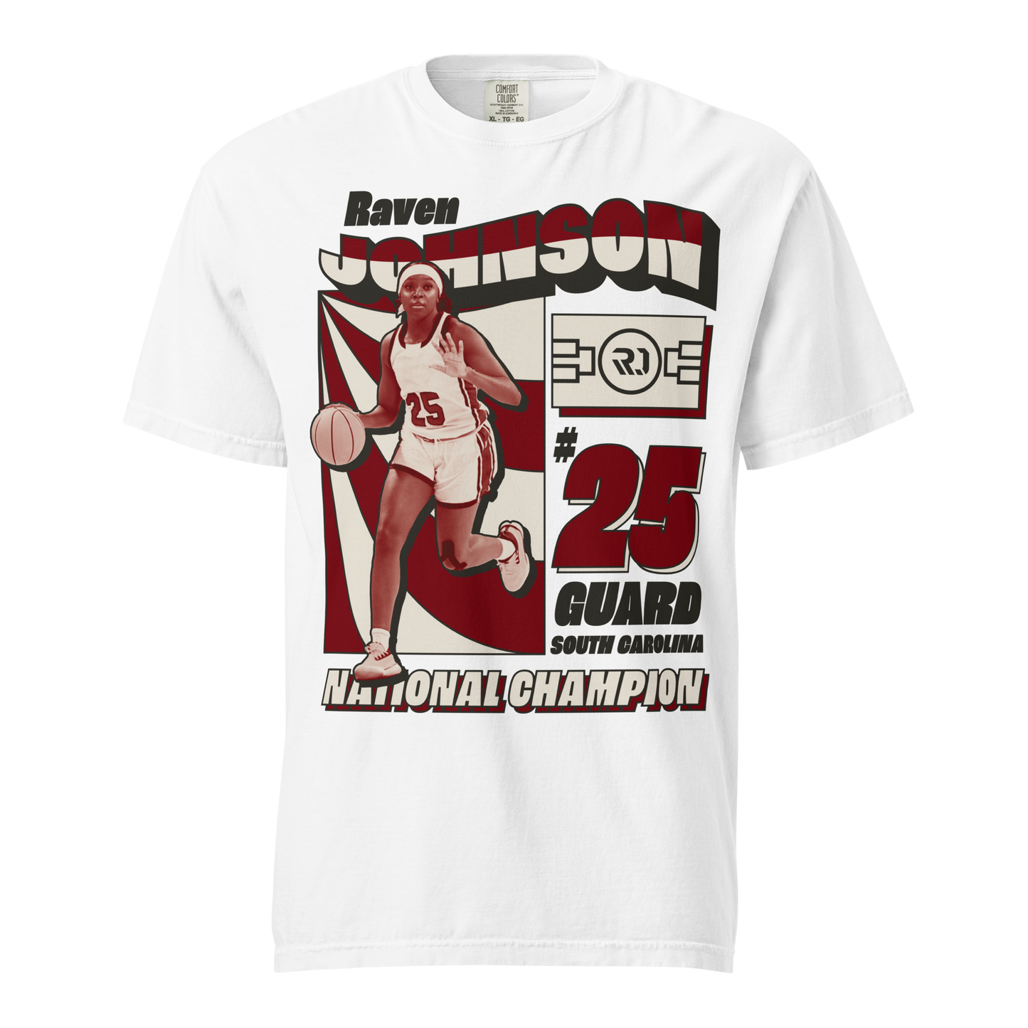 Raven Johnson "National Champion" Shirt White