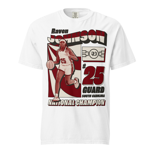 Raven Johnson "National Champion" Shirt White