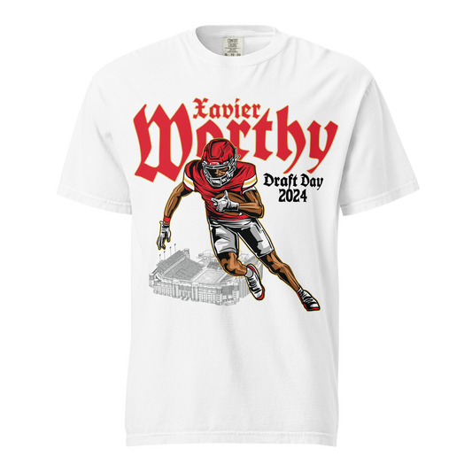 Xavier Worthy “Draft Day” T-Shirt