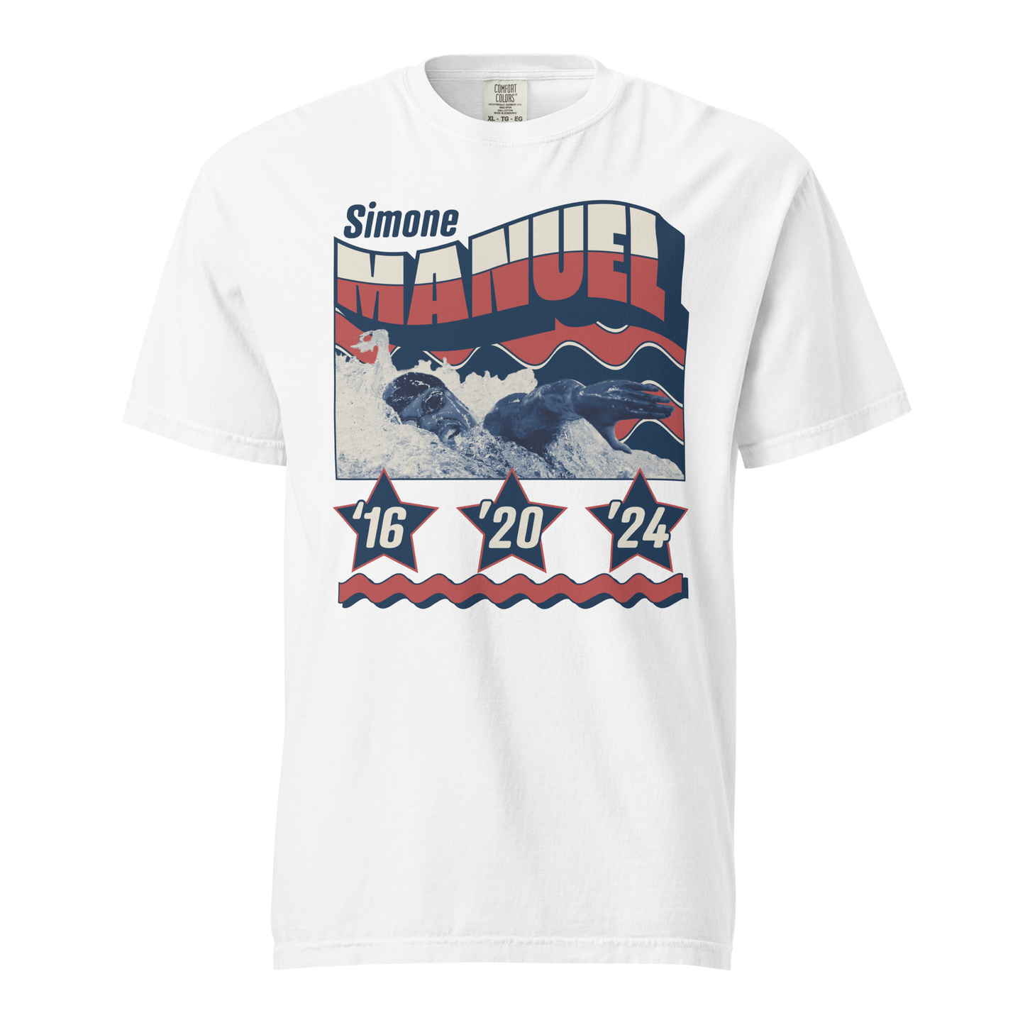 Simone Manuel "Retro" T-shirt White