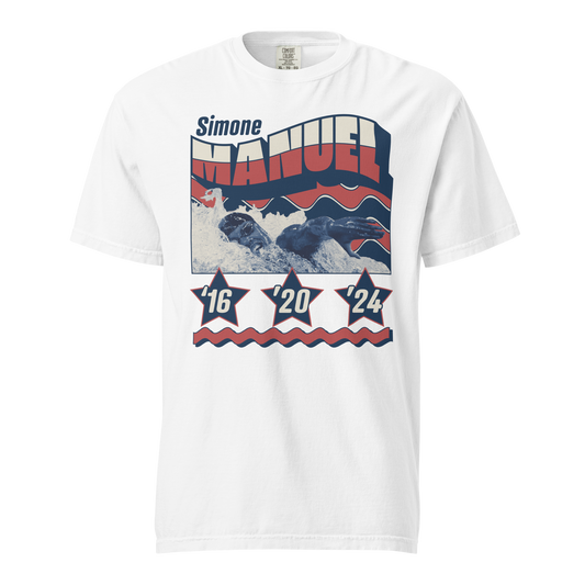 Simone Manuel "Retro" T-shirt White